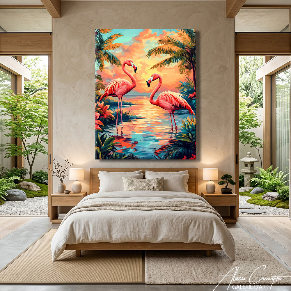 Toile Peinture Tropical