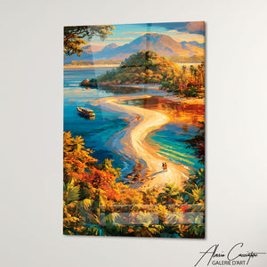 Cadre Peinture Plage