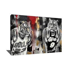 Tableau Basketball Noir Et Blanc