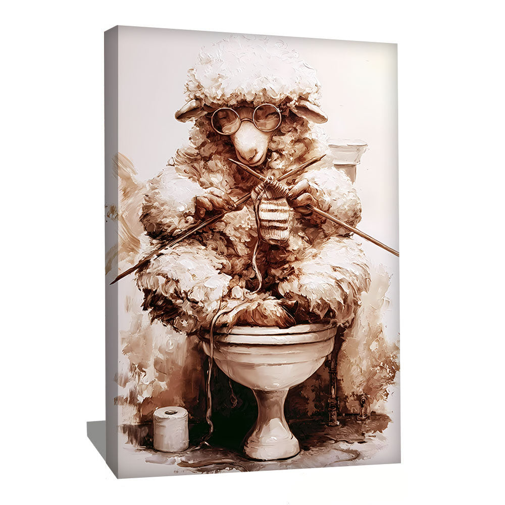 Tableau Deco Toilette