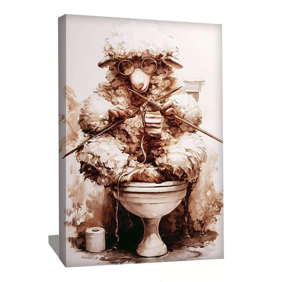 Tableau Deco Toilette