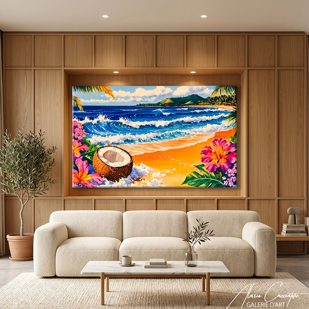 Peinture Tropical Exotique