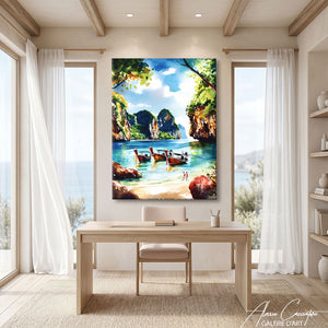 Affiche Style Tropical