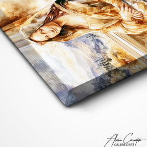 Art Mural Deco WC
