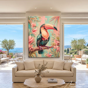 Peinture Toucan Tropical