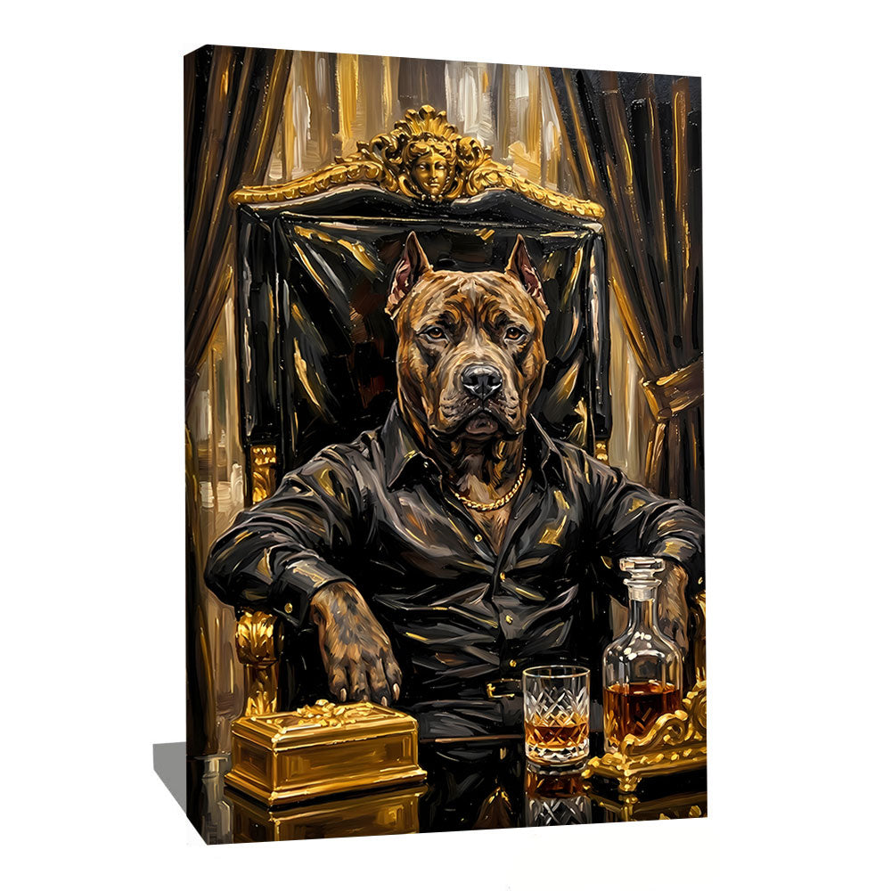 Tableau Chien Habillé