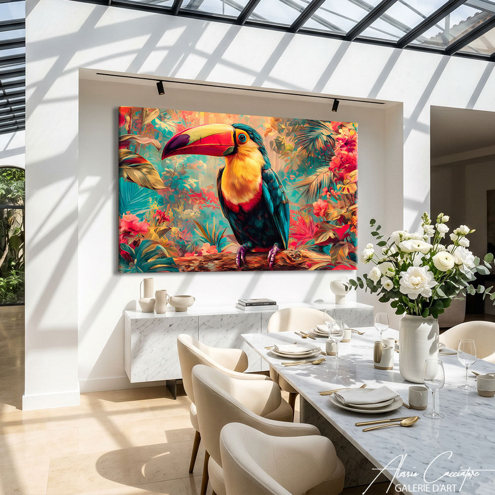 Décoration Murale Oiseau Tropical