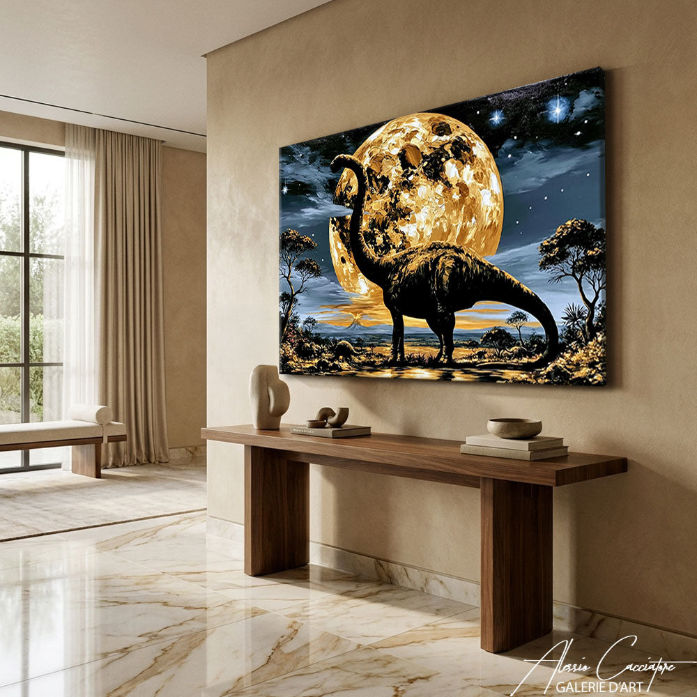 Affiche Dinosaure Peinture