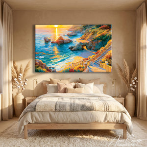 Toile Plage Peinture
