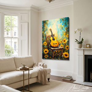 Affiche Guitare Tableau