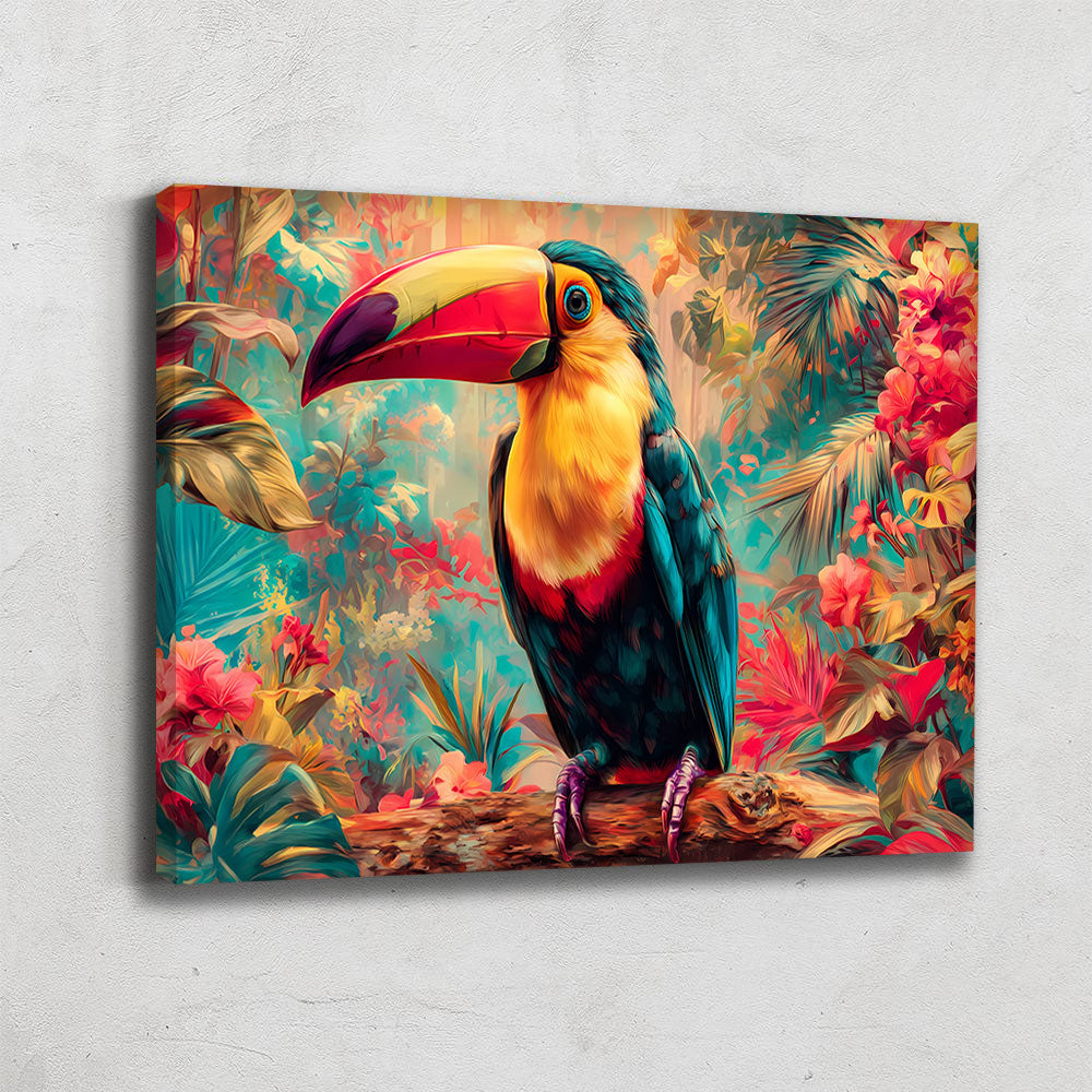 Tableau Oiseau Tropical