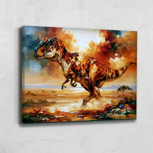 Tableau Toile Dinosaure