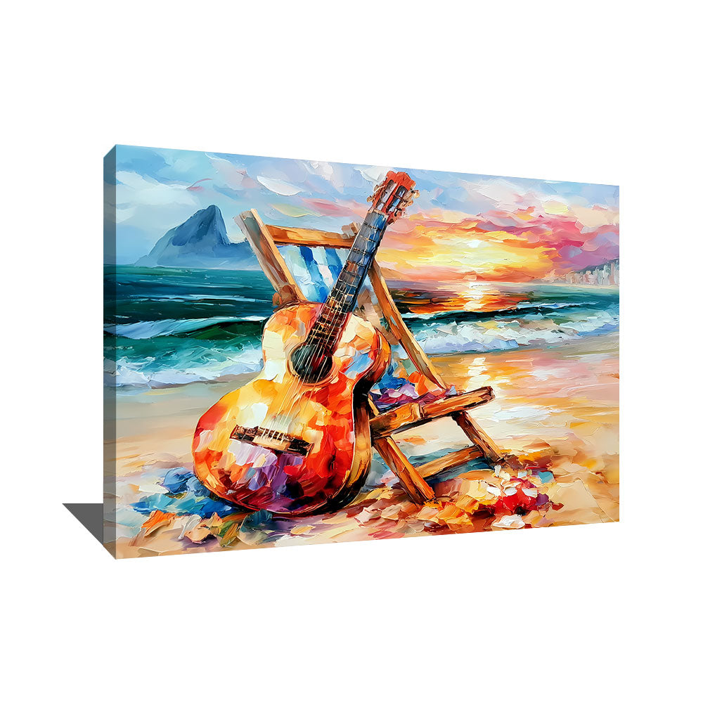 Tableau Avec Guitare