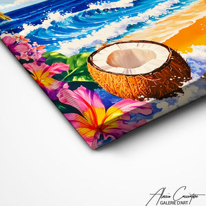 Art Mural Tropical Exotique