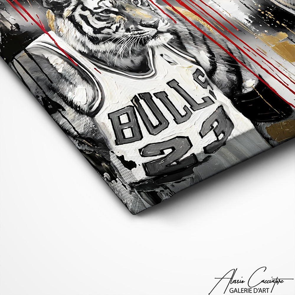 Art Mural Basketball Noir Et Blanc