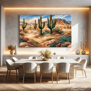 Affiche Desert Cactus