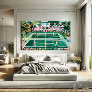 Tableau Terrain De Tennis