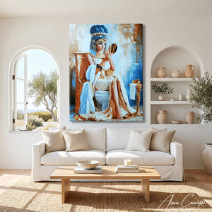 Peinture Femme Toilette