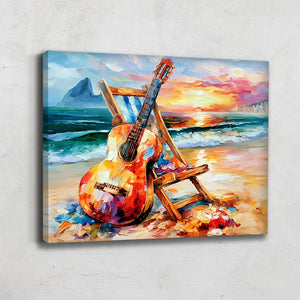 Tableau Avec Guitare