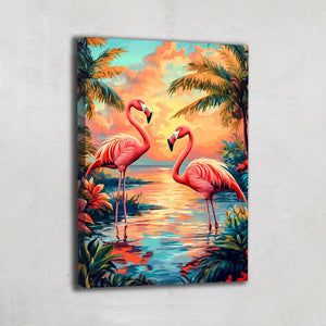 Tableau Peinture Tropical
