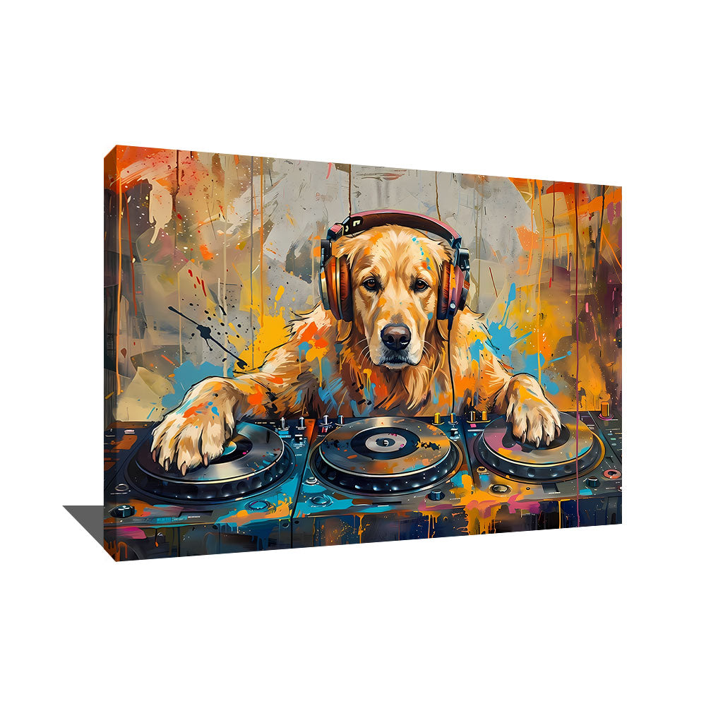 Tableau Chien Musique
