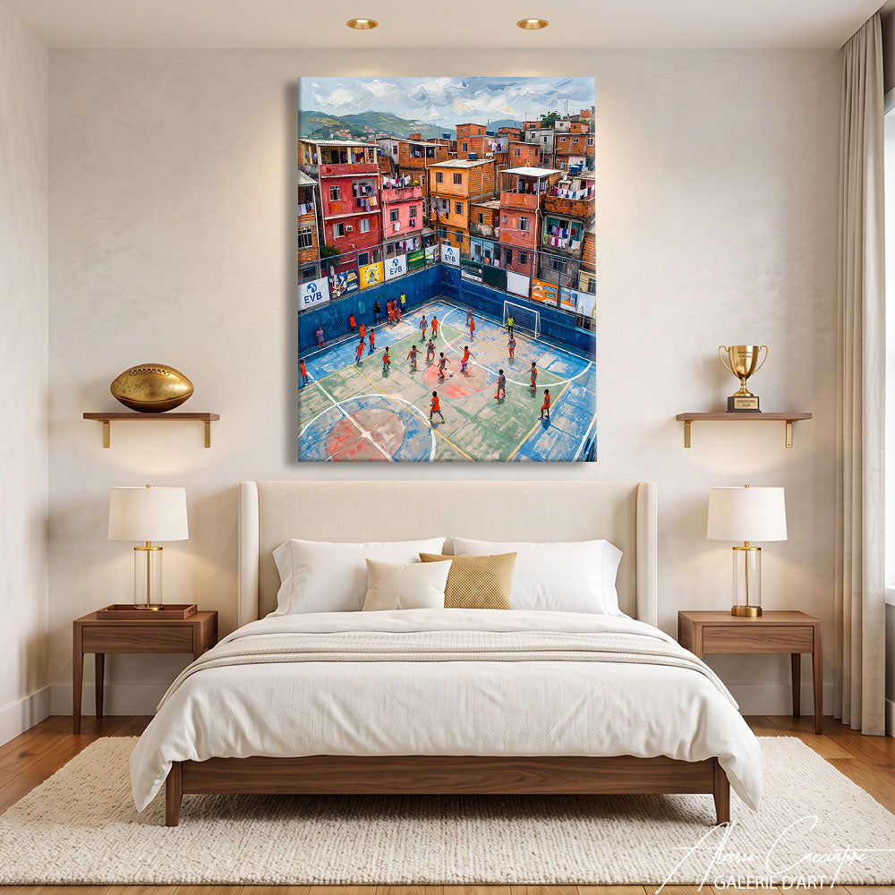 Toile Football Art