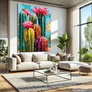 Décoration Murale Toile Cactus
