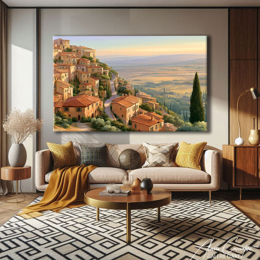 Peinture Paysage Provencal
