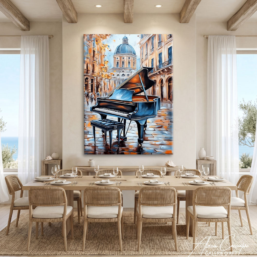 Affiche Abstraite Piano