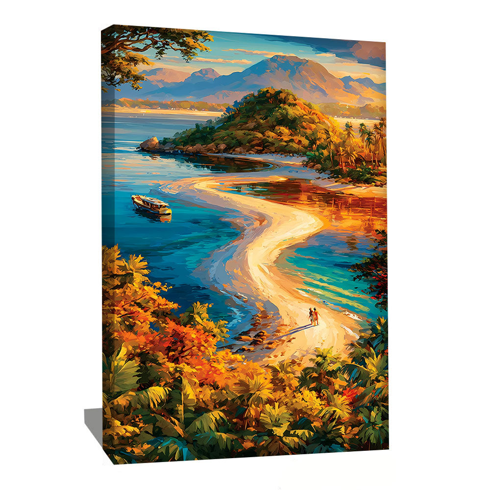 Tableau Peinture Plage