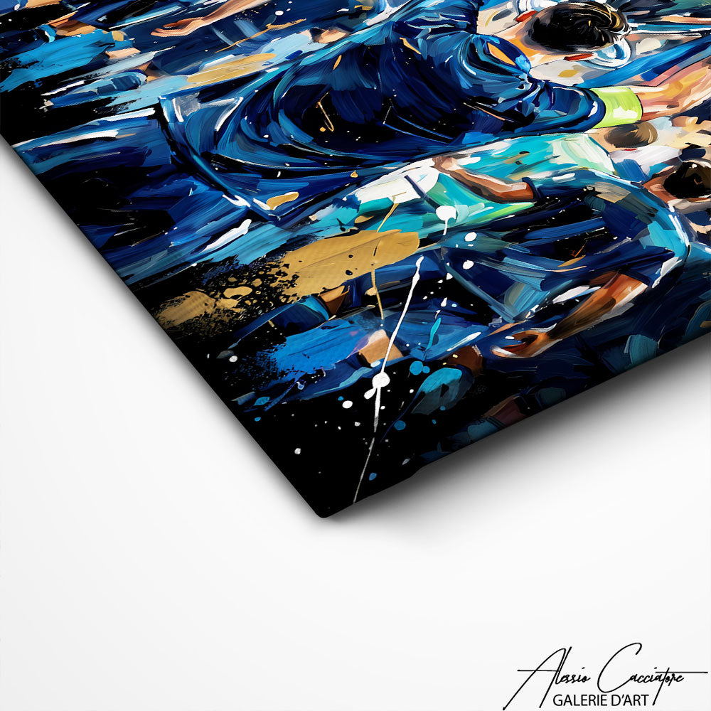 Art Mural Peinture Foot