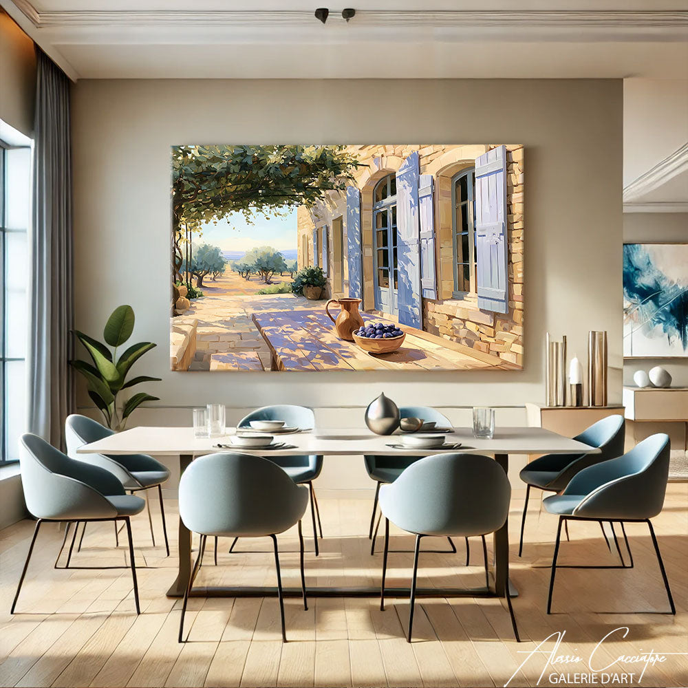 Affiche Peinture Sur La Provence