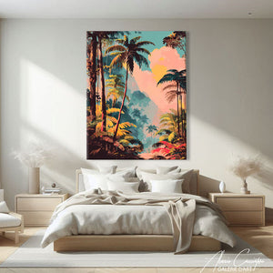 Toile Tropical Jungle