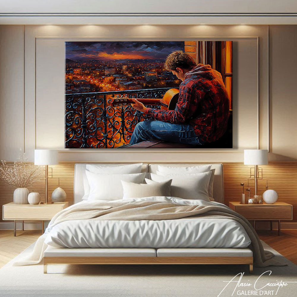 Toile Guitariste