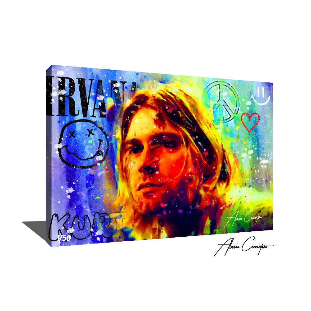 kurt cobain art