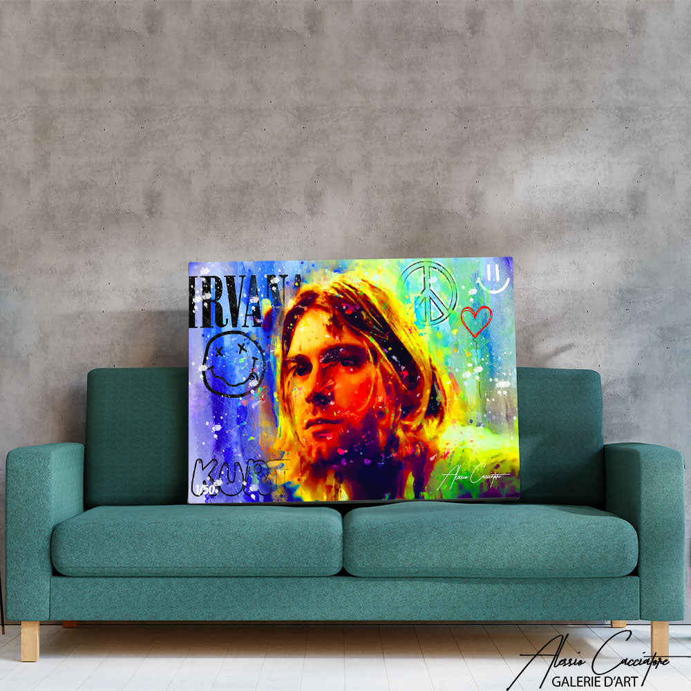 kurt cobain poster