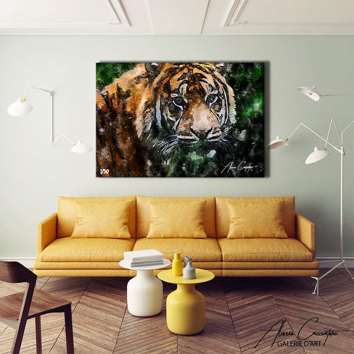 peinture tigre du bengale