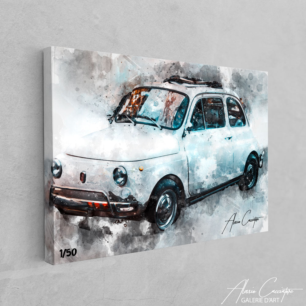 poster fiat 500