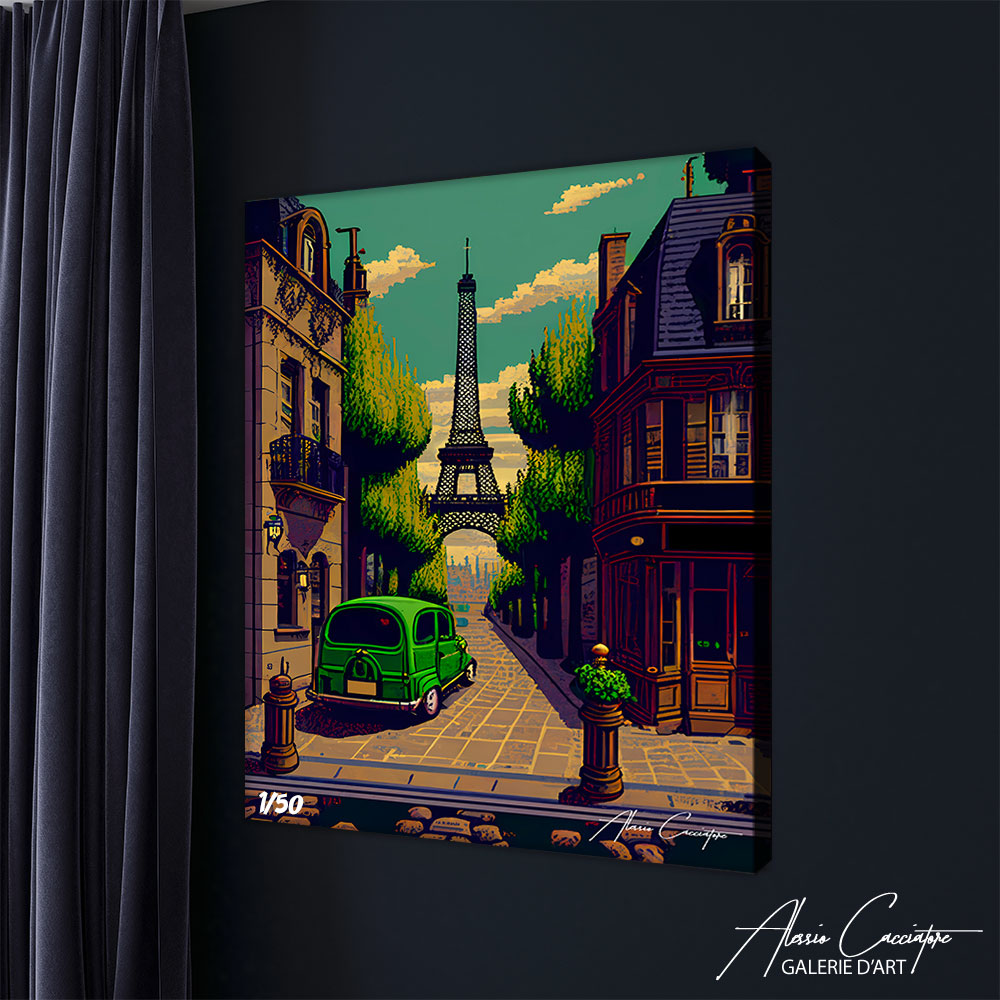 tableau paris couleur