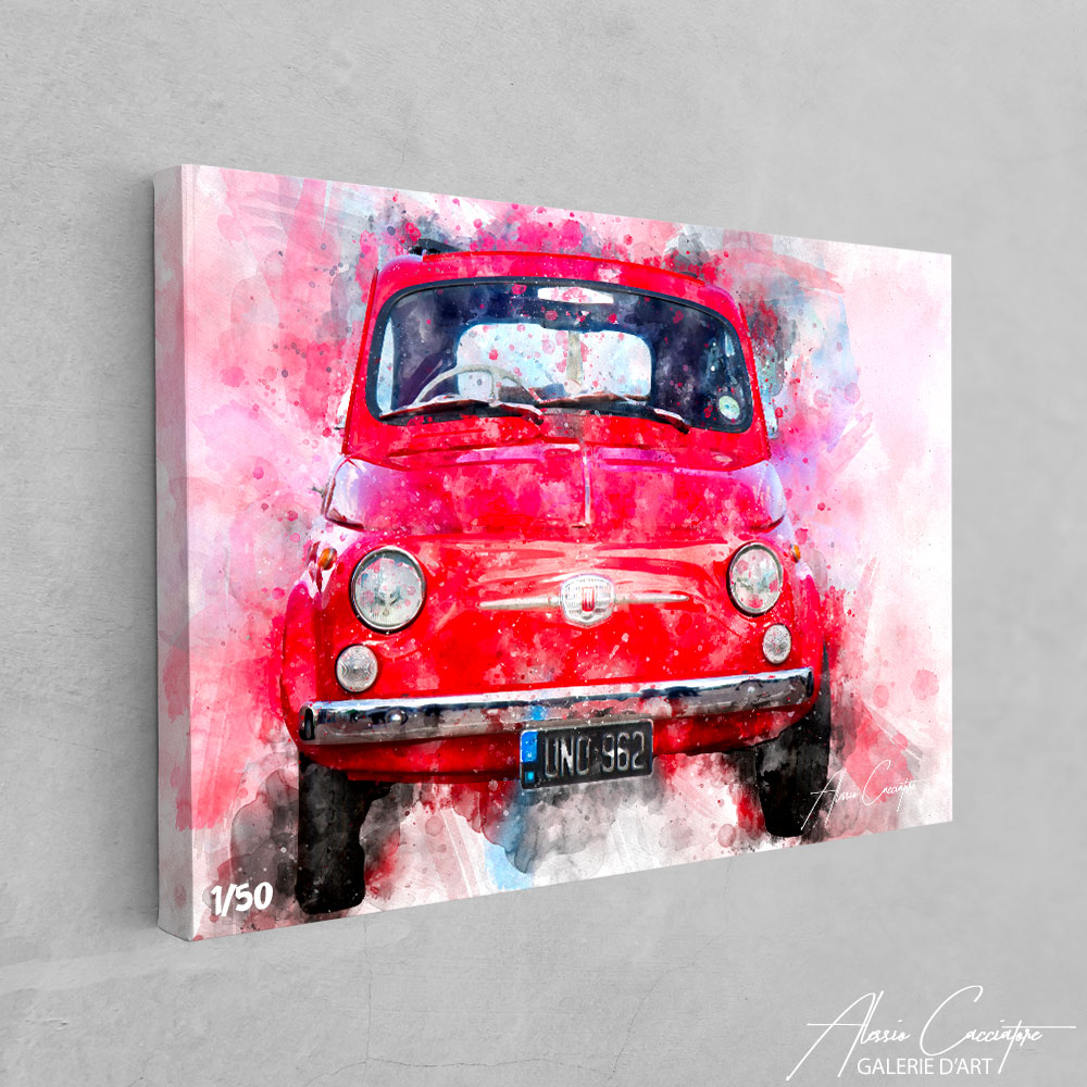 poster fiat 500 