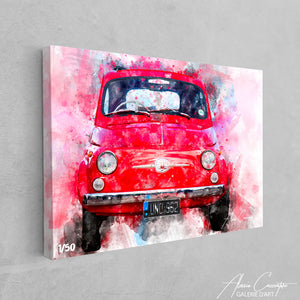 poster fiat 500 