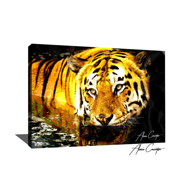 tableau tigre savane