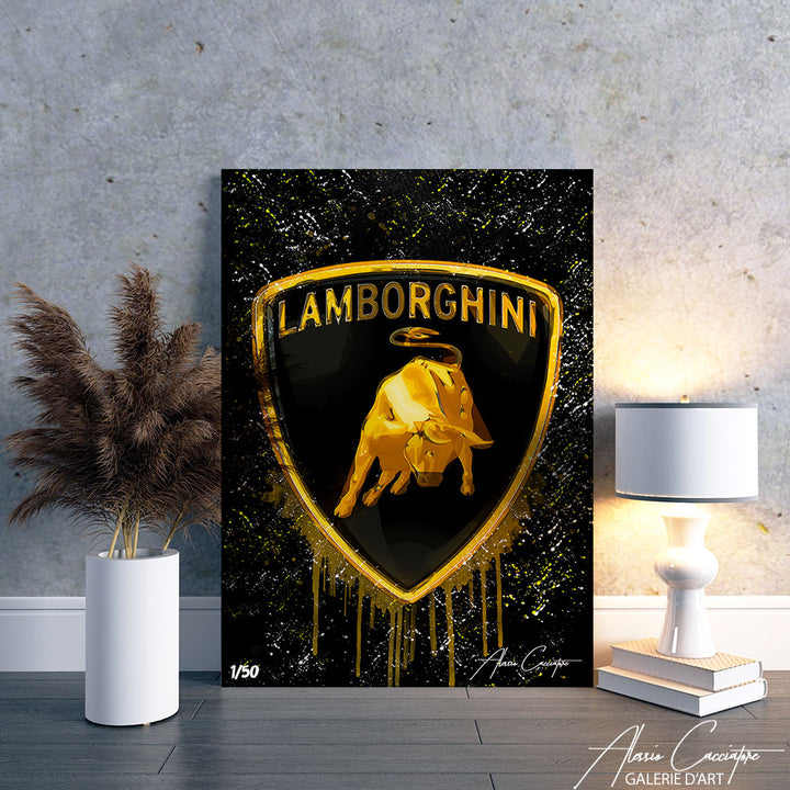 lamborghini logo poster