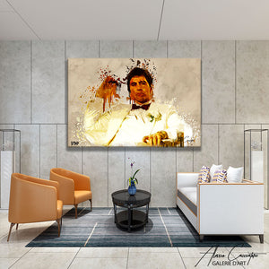peinture tony montana