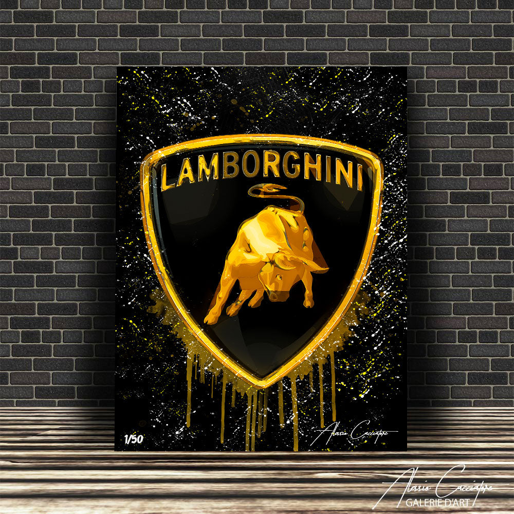 tableau voiture lamborghini