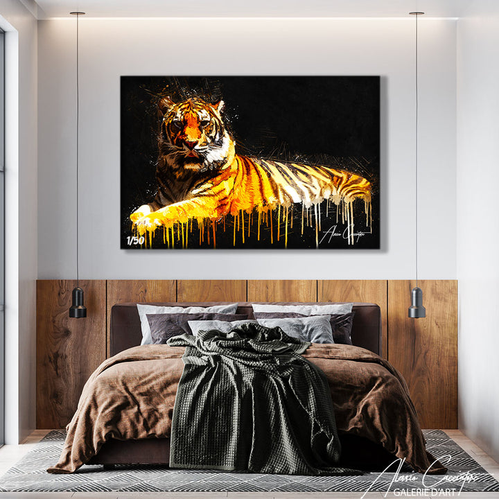 peinture de tigre