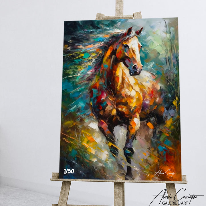 peinture cheval moderne