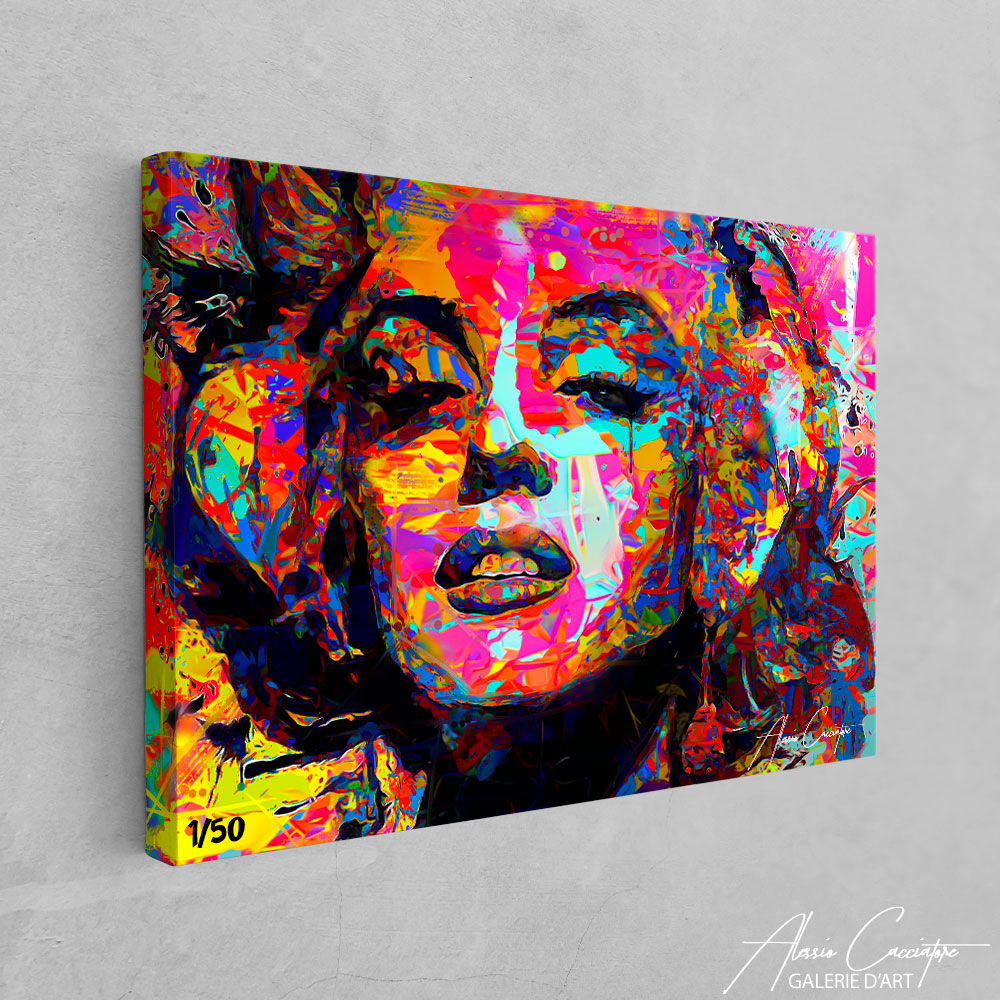 peinture marilyn monroe andy warhol
