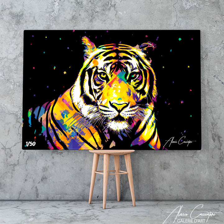 peinture tigre