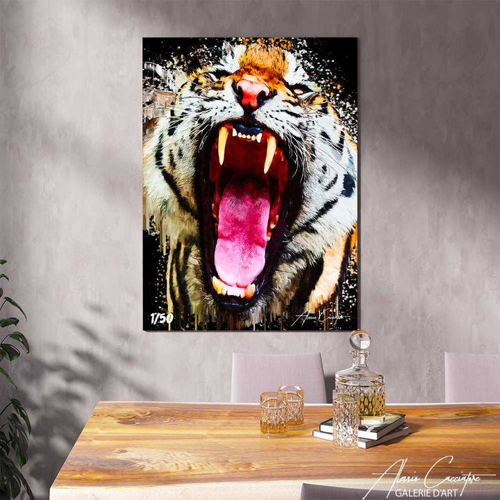 Peinture Acrylique Tigre